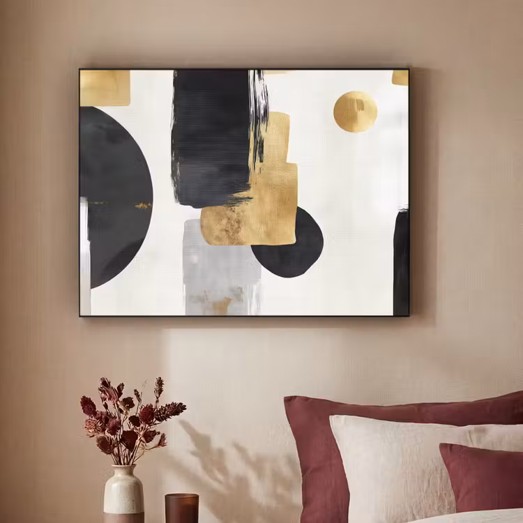 Art Frame - Goud - Rechthoeken - Cirkels - Abstract — 3