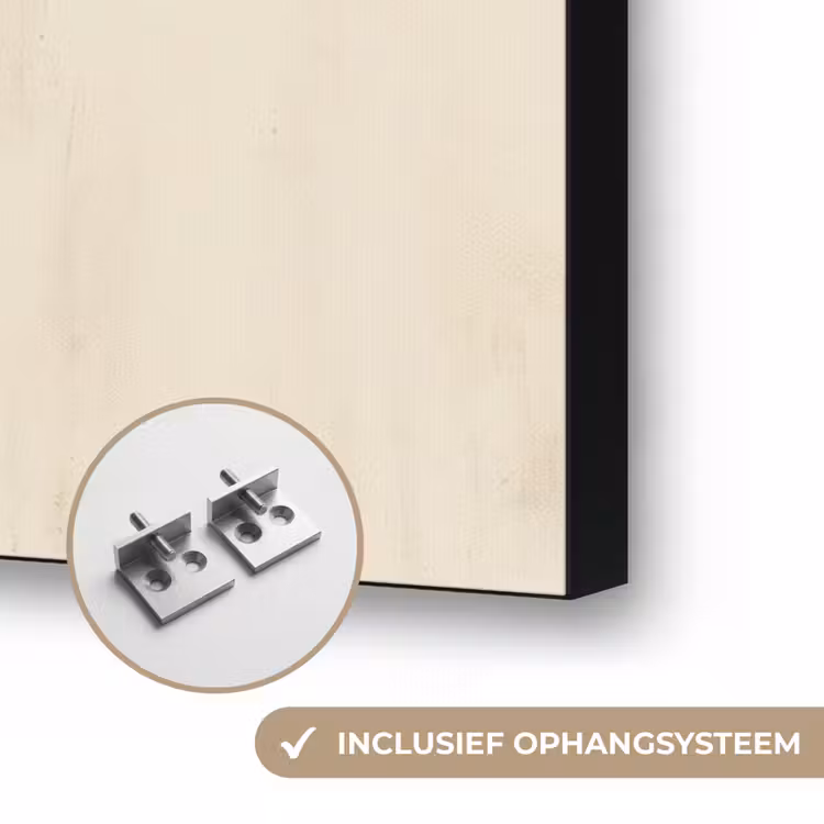 Art Frame - Penseelstreken - Verticaal - Zwart — 6