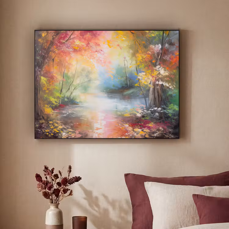 Art Frame - Landschap - Olieverf - Kleurrijk - Natuur — 3