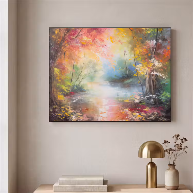 Art Frame - Landschap - Olieverf - Kleurrijk - Natuur — 5