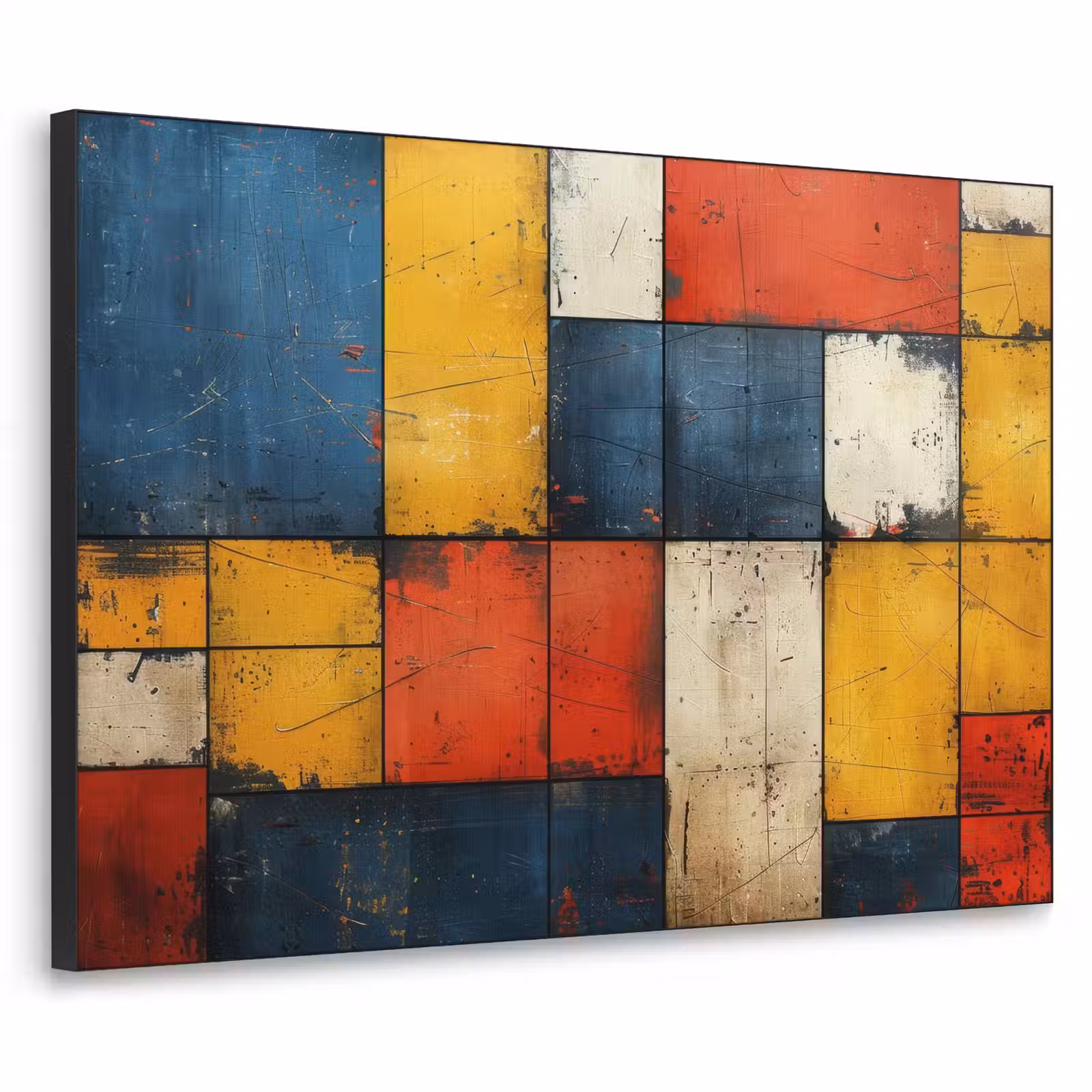 Art Frame - Mondriaan stijl - Kunst - Kleurrijk - Modern — 1