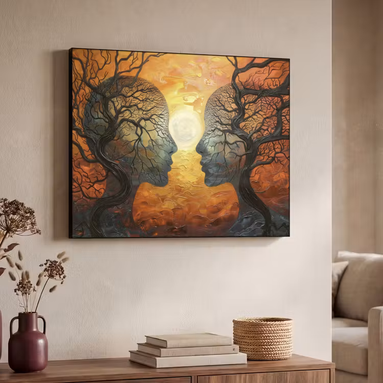 Art Frame - Bomen - Gezichten - Zon - Kunst — 7