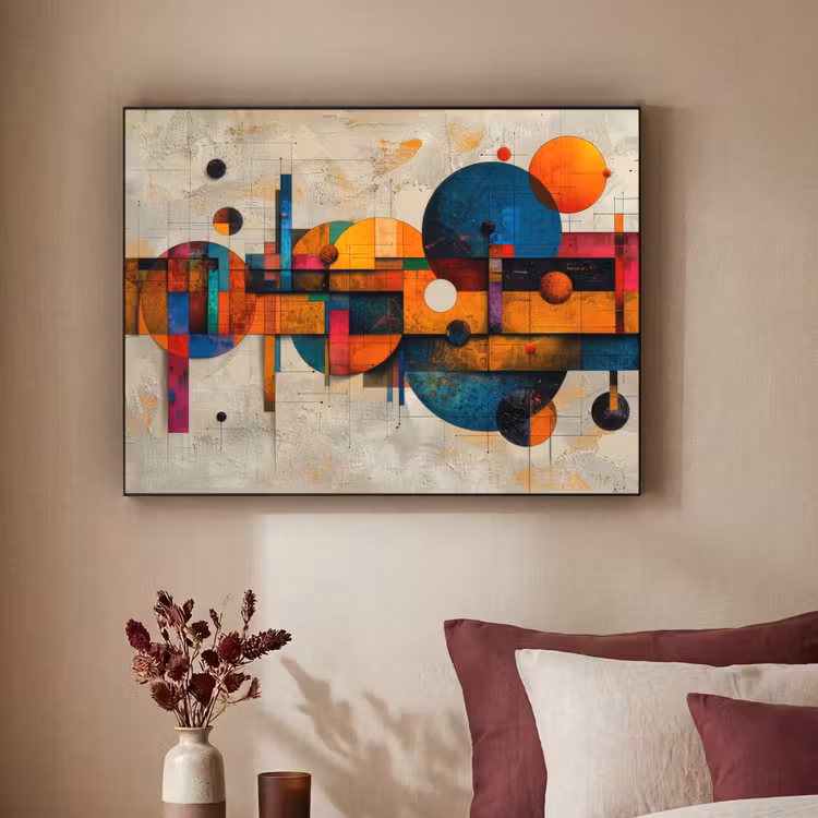 Art Frame - Kunst - Kleurrijk - Modern - Vormen — 3