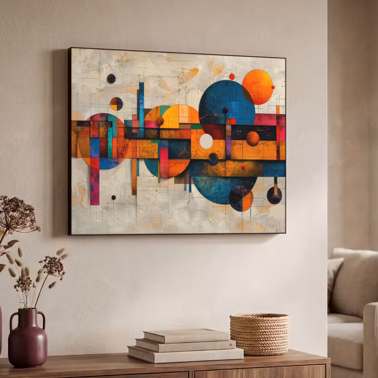Art Frame - Kunst - Kleurrijk - Modern - Vormen — 7