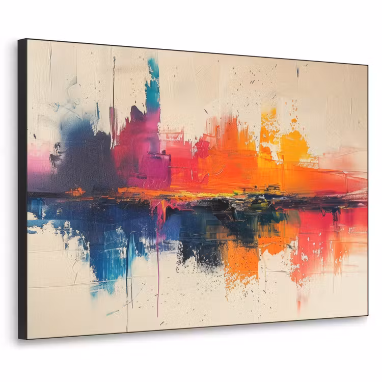 Art Frame - Modern - Verf - Kunst - Kleurrijk — 1