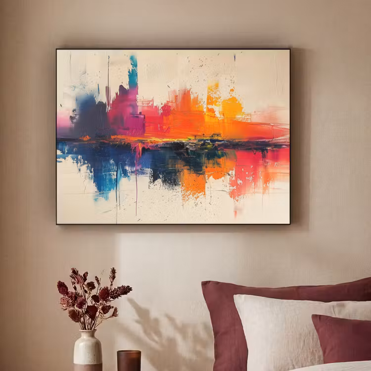 Art Frame - Modern - Verf - Kunst - Kleurrijk — 3
