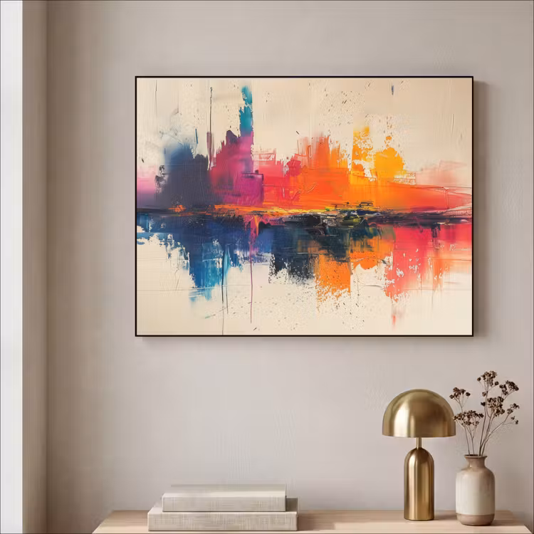 Art Frame - Modern - Verf - Kunst - Kleurrijk — 5