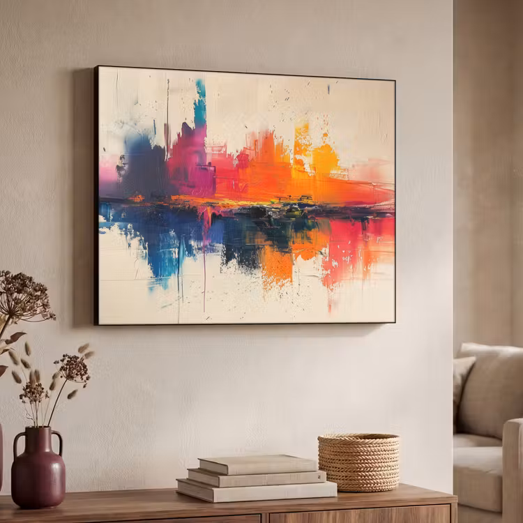 Art Frame - Modern - Verf - Kunst - Kleurrijk — 7