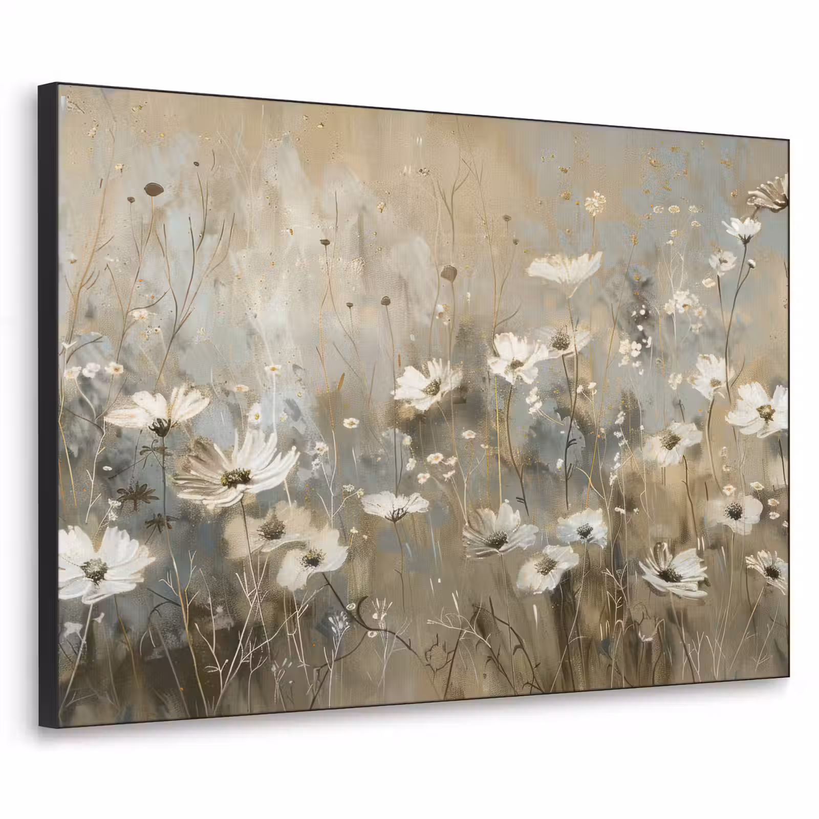 Art Frame - Bloemen - Wit - Natuur - Grijs - Modern — 1