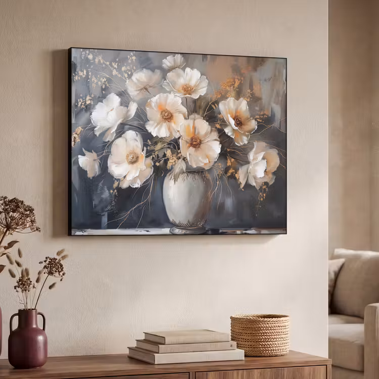 Art Frame - Bloemen - Wit - Vaas - Modern — 7