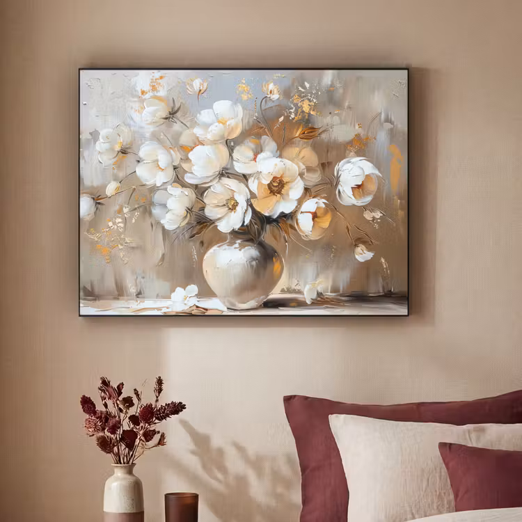 Art Frame - Vaas - Bloemen - Kunst - Goud — 3