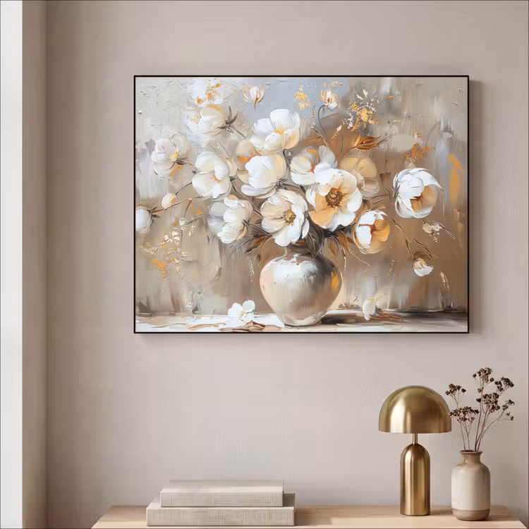 Art Frame - Vaas - Bloemen - Kunst - Goud — 5