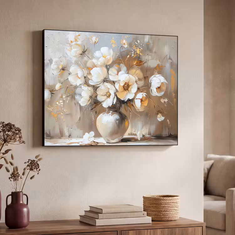 Art Frame - Vaas - Bloemen - Kunst - Goud — 7