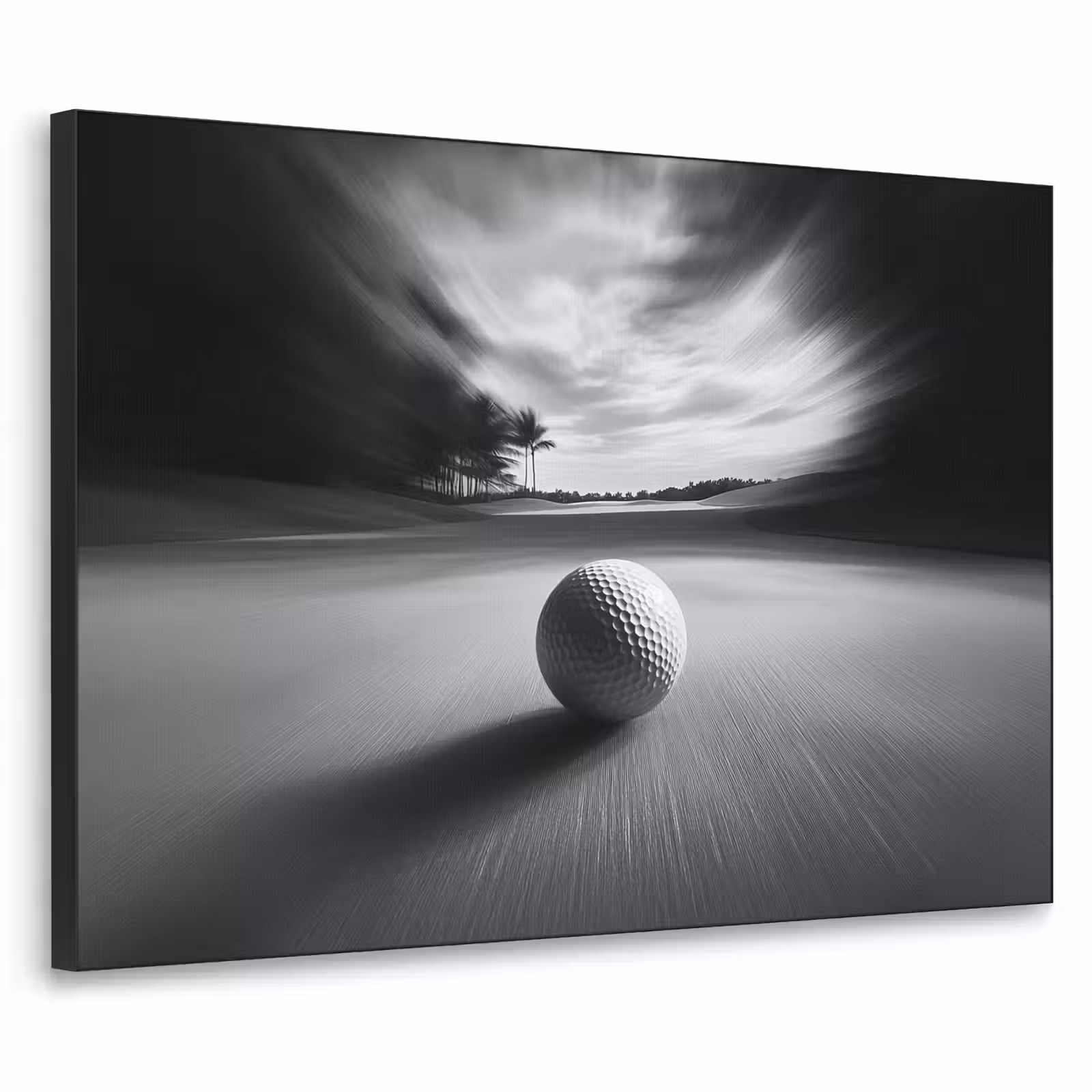 Art Frame - Golfbal - Wazig - Zwart — 1