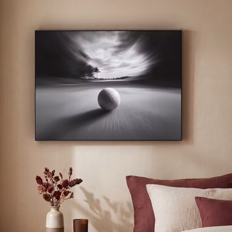 Art Frame - Golfbal - Wazig - Zwart — 3