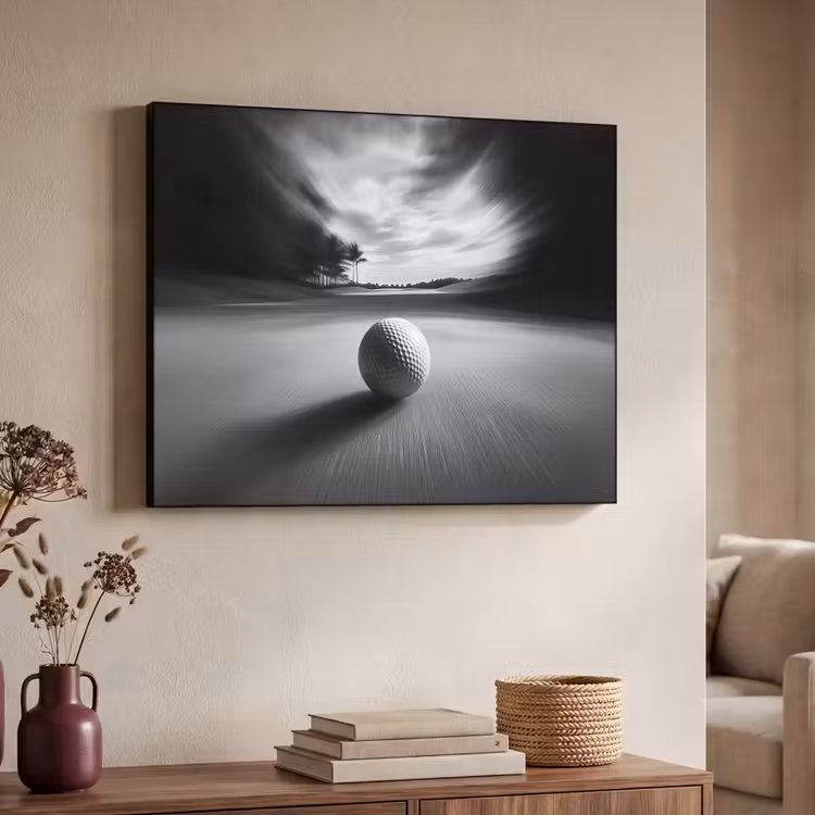 Art Frame - Golfbal - Wazig - Zwart — 7