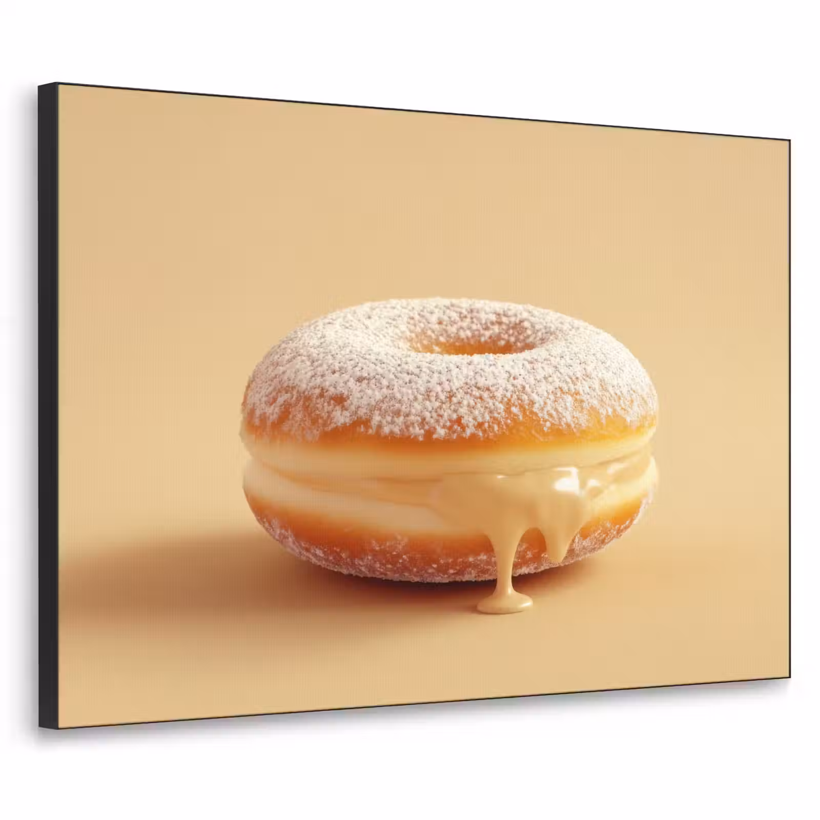 Art Frame - Donut - Romig - Poedersuiker - Beige — 1