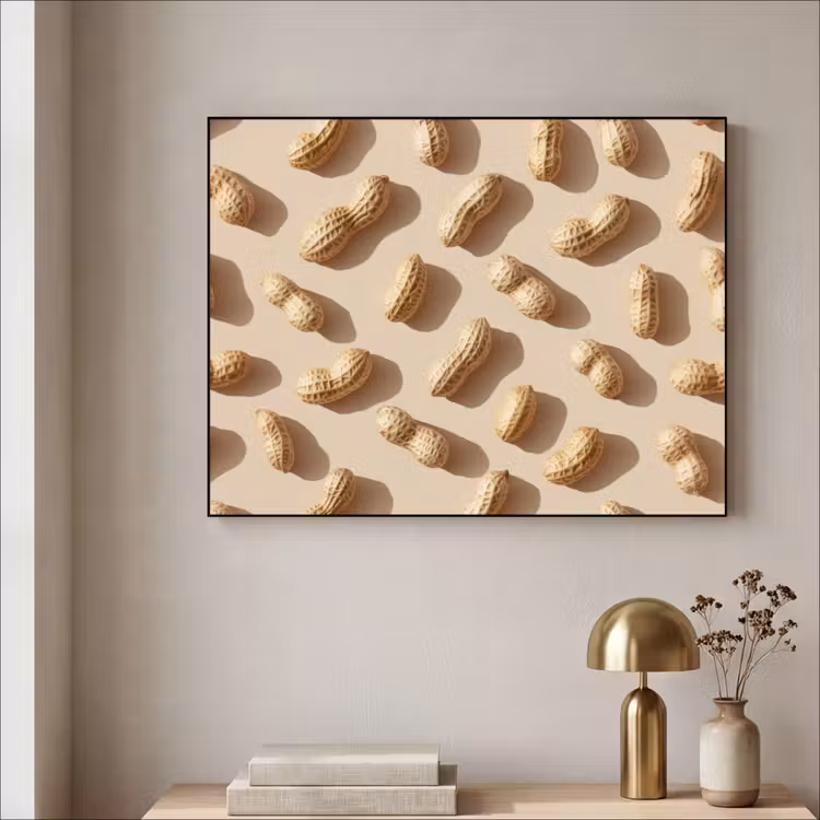 Art Frame - Pinda's - Patroon - Beige — 5