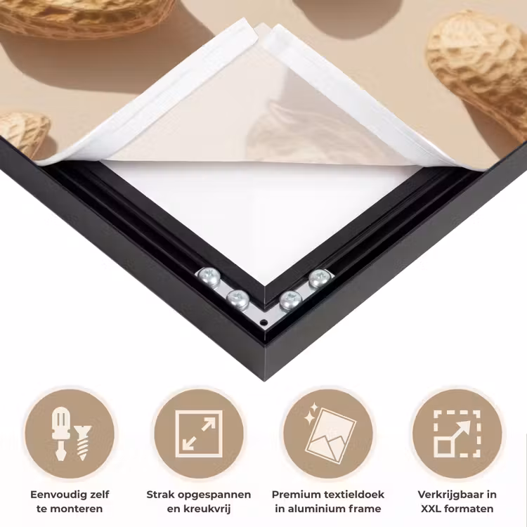 Art Frame - Pinda's - Patroon - Beige — 8