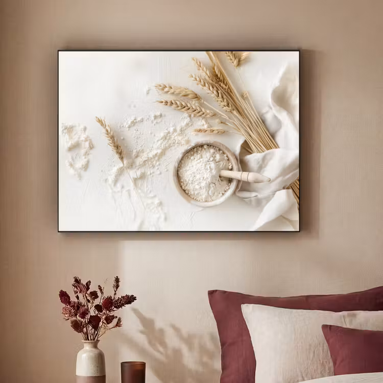 Art Frame - Bloem - Hout - Tarwe — 3
