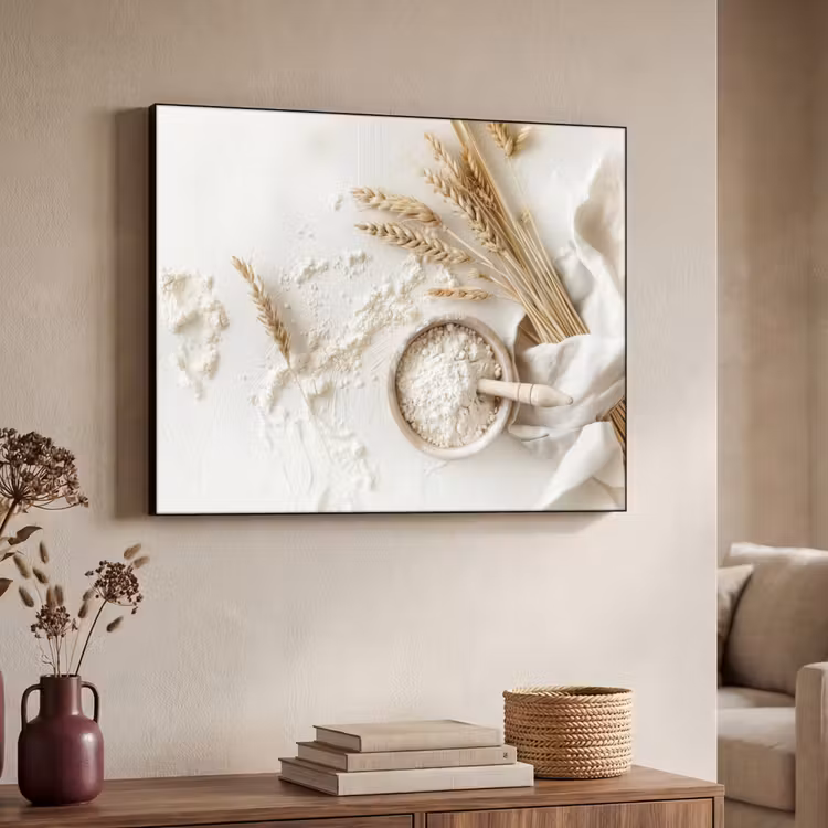 Art Frame - Bloem - Hout - Tarwe — 7