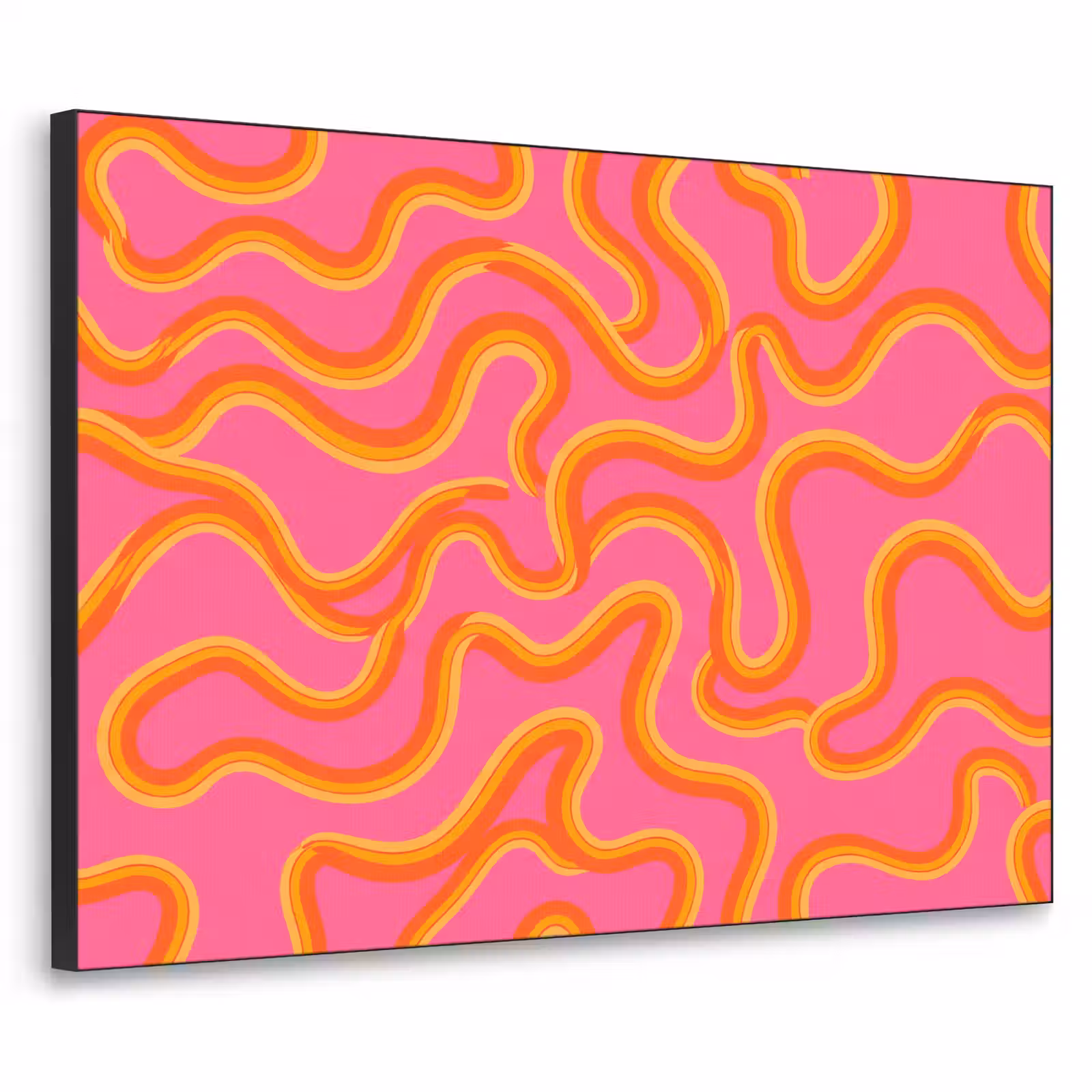 Art Frame - Abstract - Golvende lijnen - Modern - Kleurrijk — 1