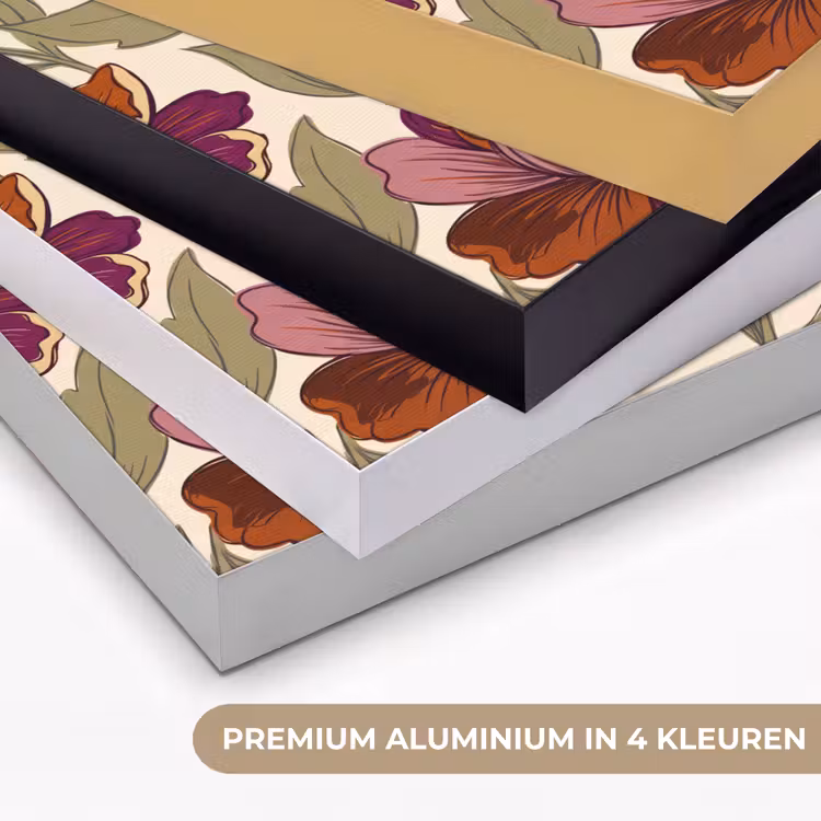 Art Frame - Bloemen - Patroon - Natuur - Modern - Paars — 2