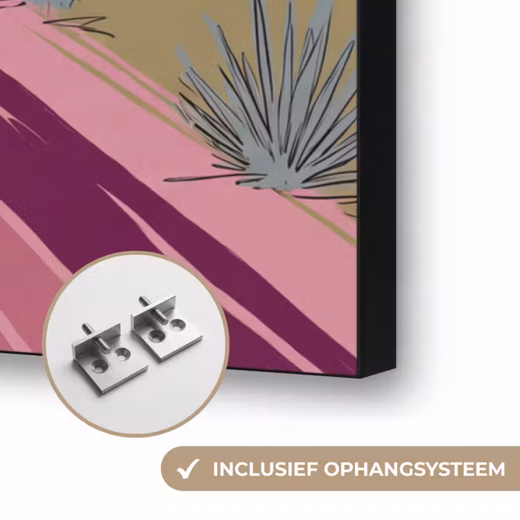 Art Frame - Mensen - Paard - Woestijn - Abstract - Roze — 6