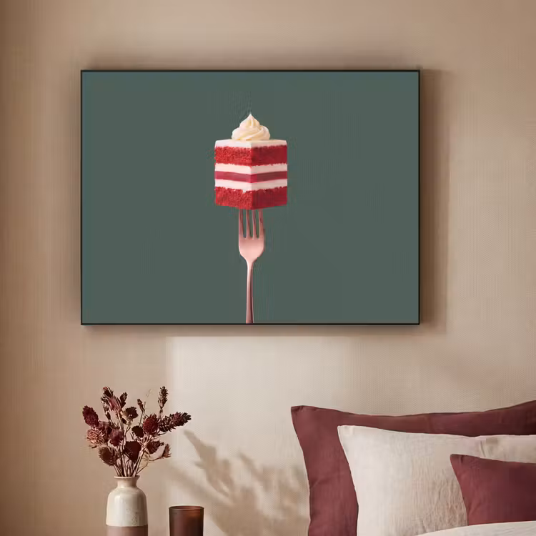 Art Frame - Cake - Vork - Rood — 3