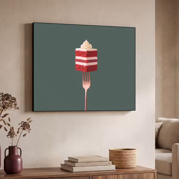 Art Frame - Cake - Vork - Rood — 7