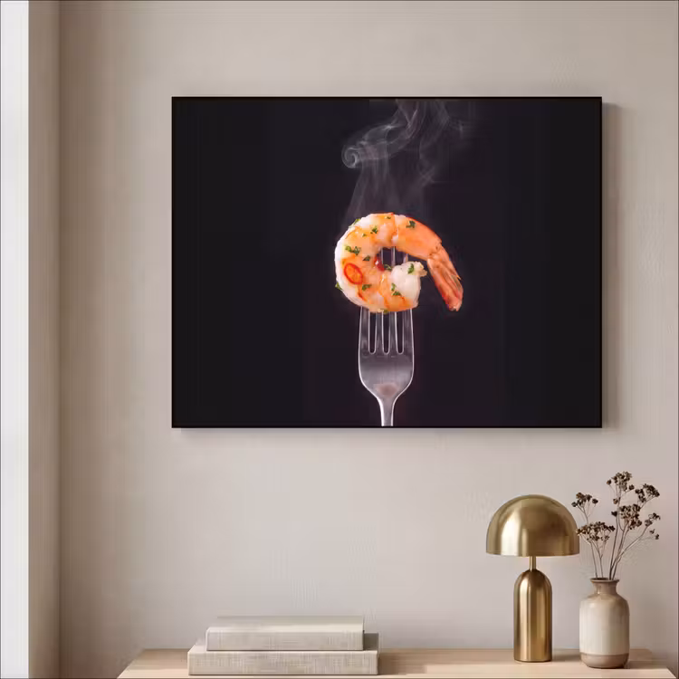 Art Frame - Eten - Garnaal - Vork — 5