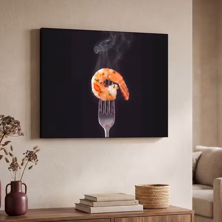 Art Frame - Eten - Garnaal - Vork — 7