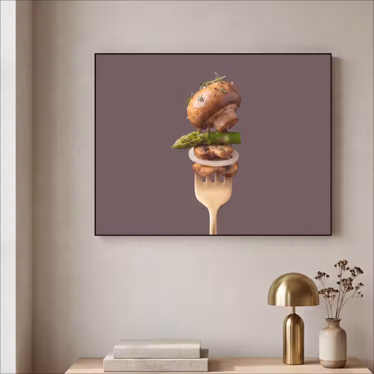 Art Frame - Eten - Gestapeld - Vork — 5