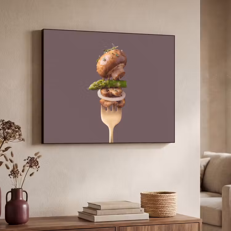 Art Frame - Eten - Gestapeld - Vork — 7