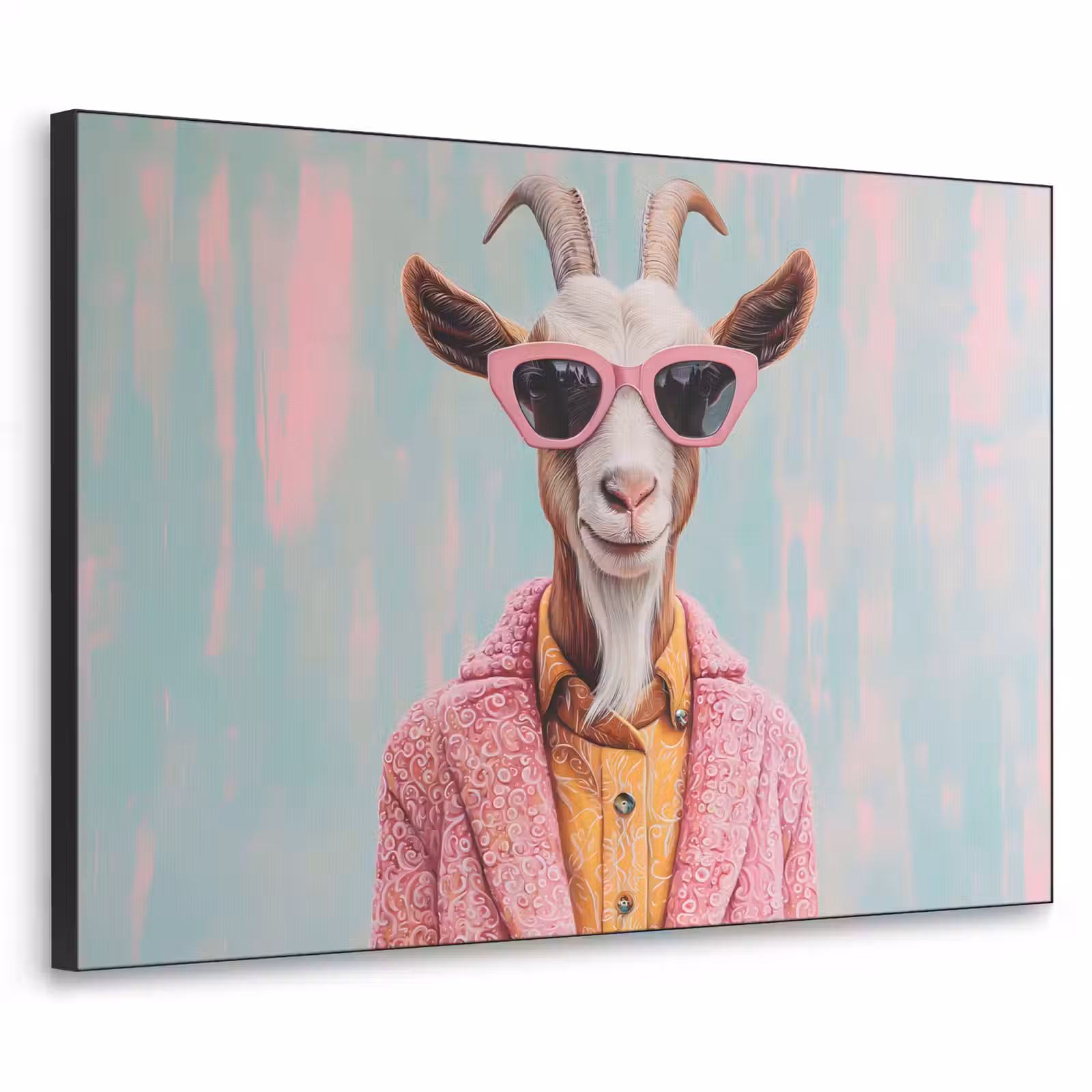 Art Frame - Zonnebril - Roze - Geit - Horen — 1