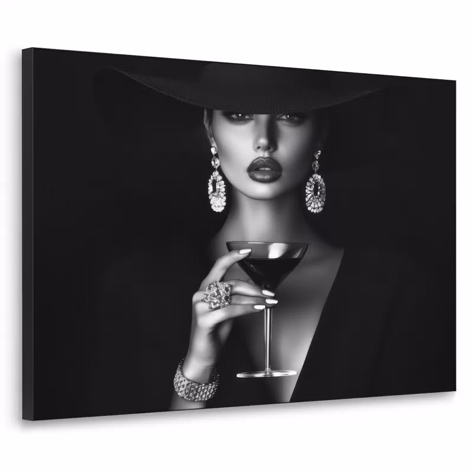 Art Frame - Vrouw - Cocktail - Chic — 1