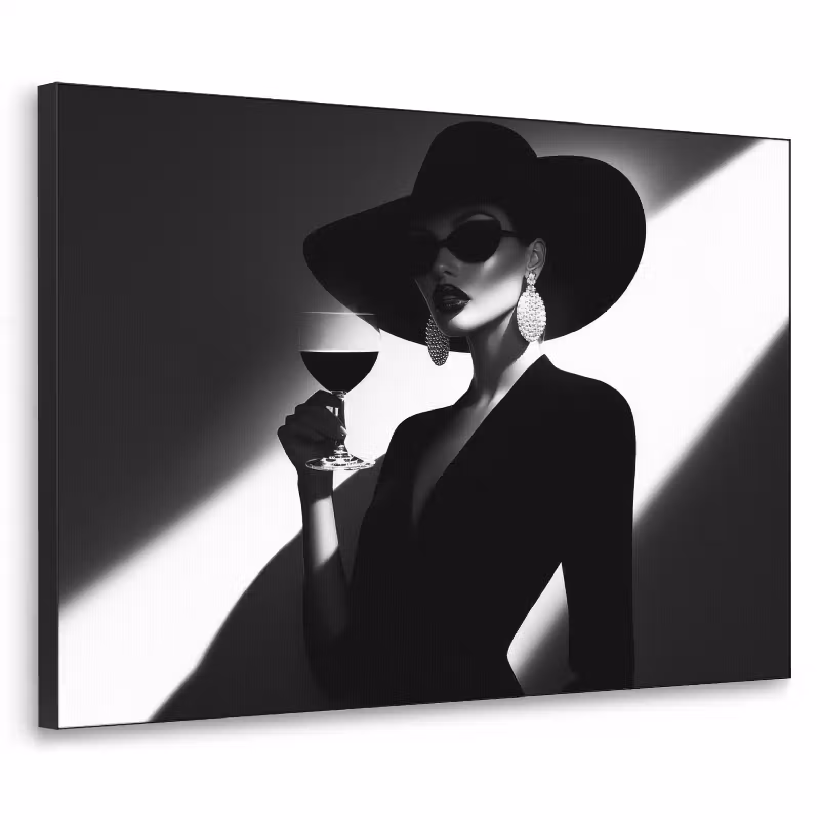 Art Frame - Vrouw - Wijn - Chic — 1