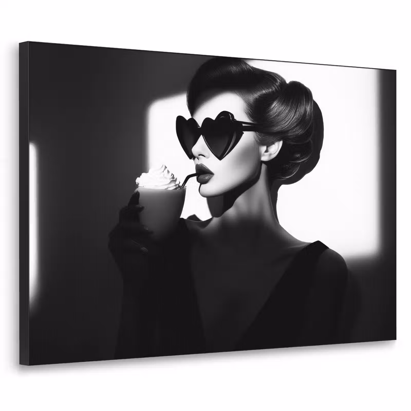 Art Frame - Vrouw - Zwart - Hart — 1