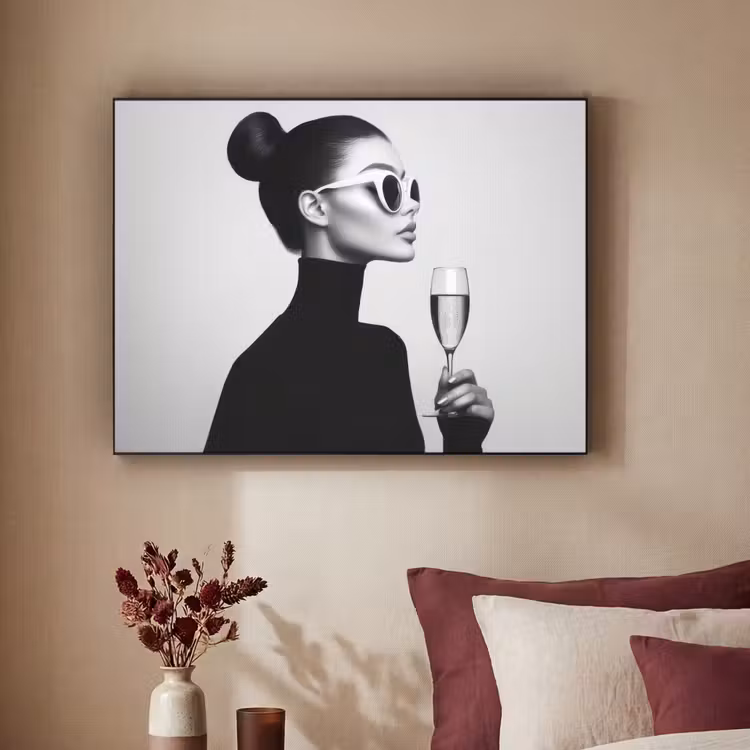 Art Frame - Vrouw - Champagne - Modern — 3
