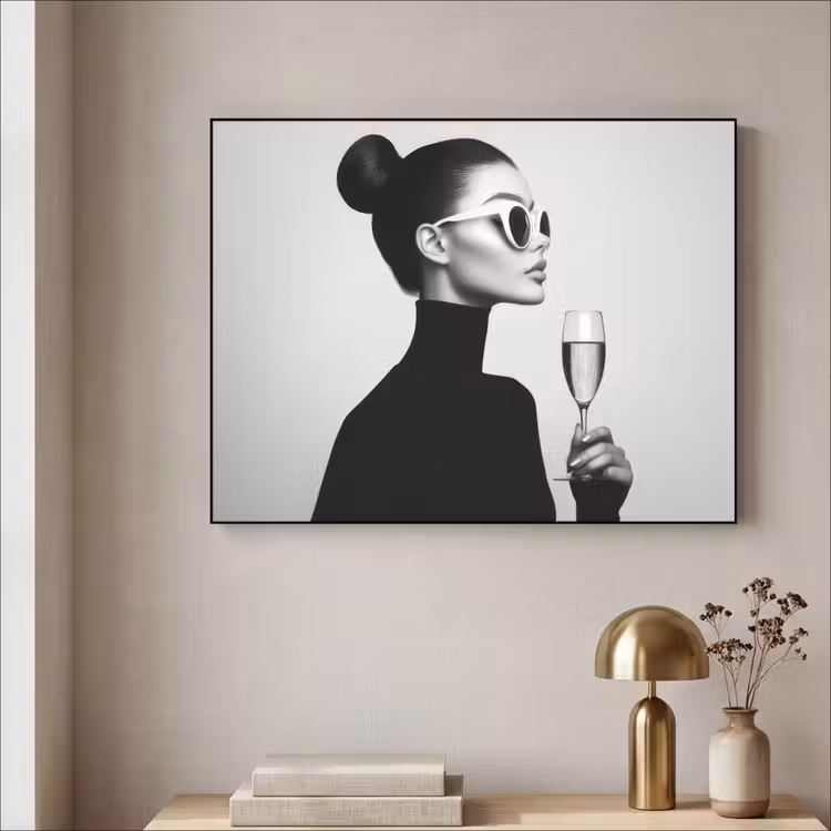 Art Frame - Vrouw - Champagne - Modern — 5