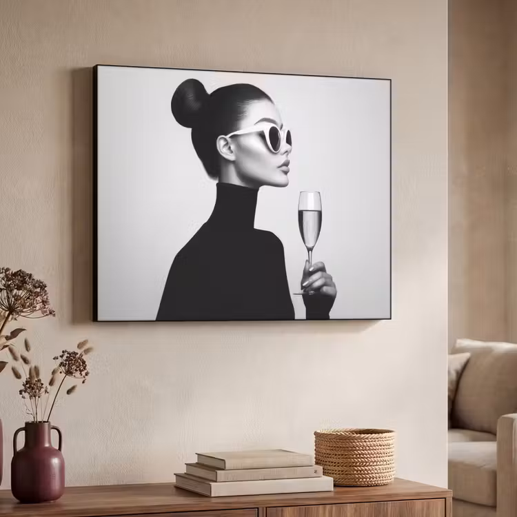 Art Frame - Vrouw - Champagne - Modern — 7