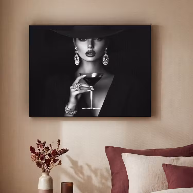 Art Frame - Vrouw - Cocktail - Chic — 3