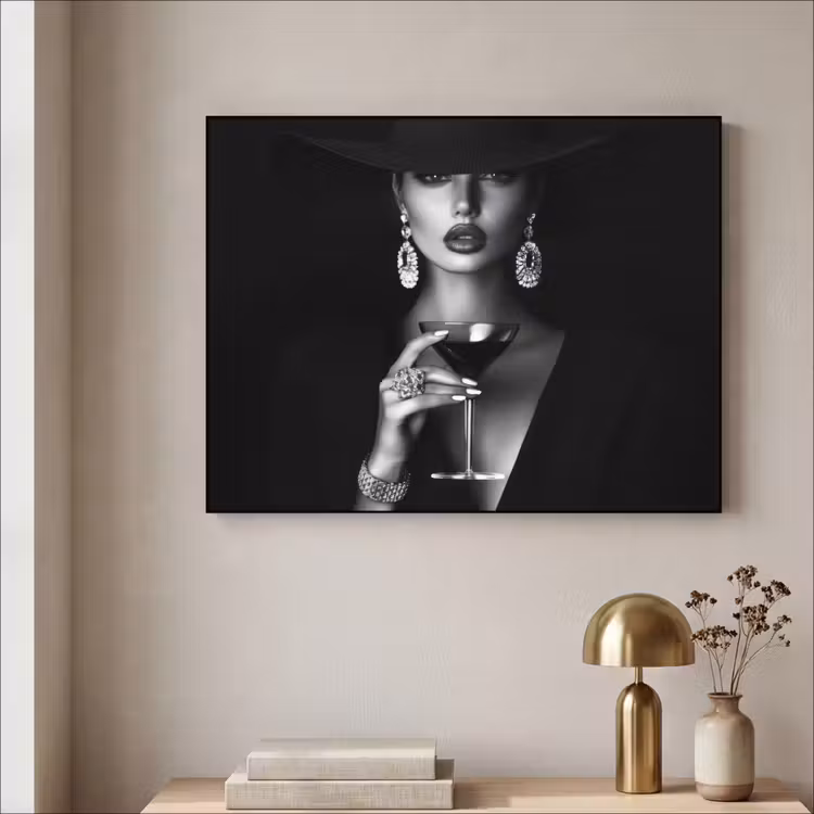 Art Frame - Vrouw - Cocktail - Chic — 5