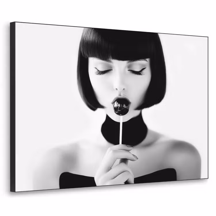 Art Frame - Vrouw - Lolly - Zwart - Wit — 1