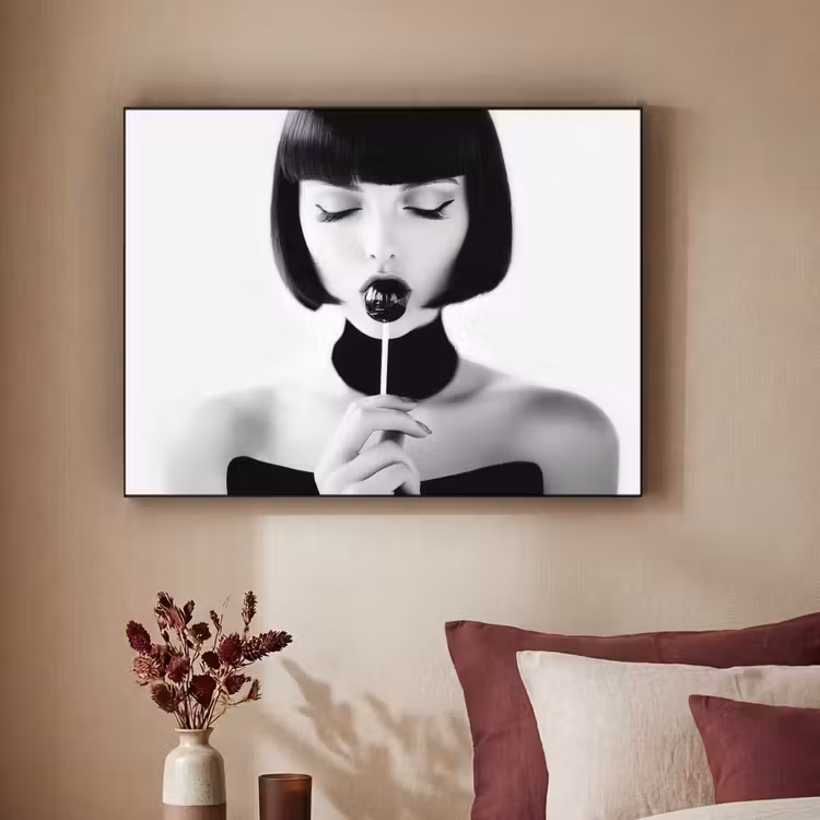 Art Frame - Vrouw - Lolly - Zwart - Wit — 3