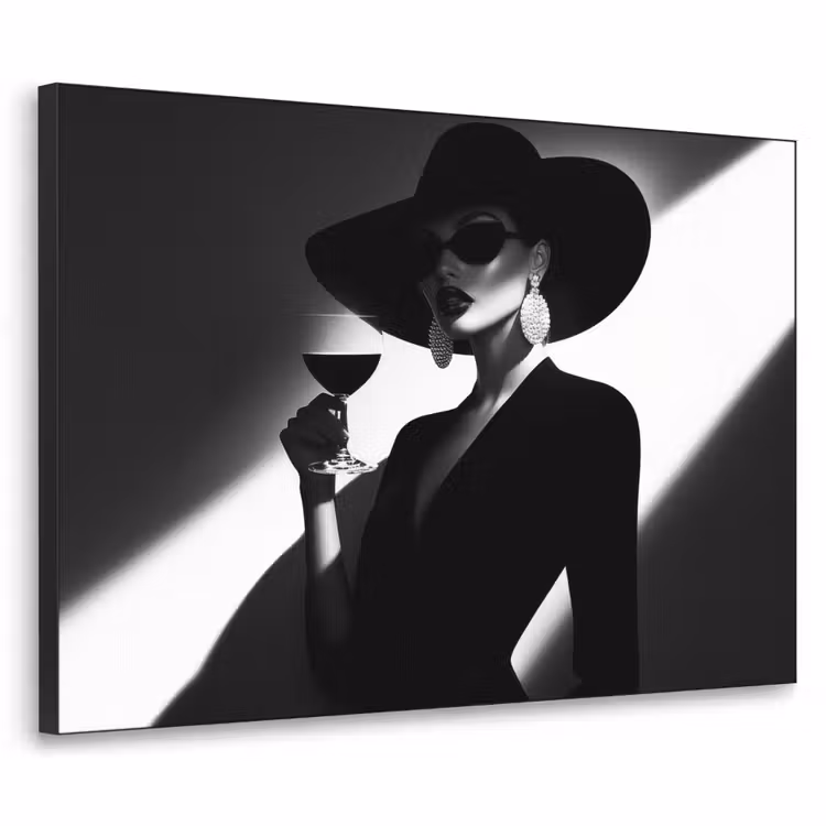 Art Frame - Vrouw - Wijn - Chic — 1
