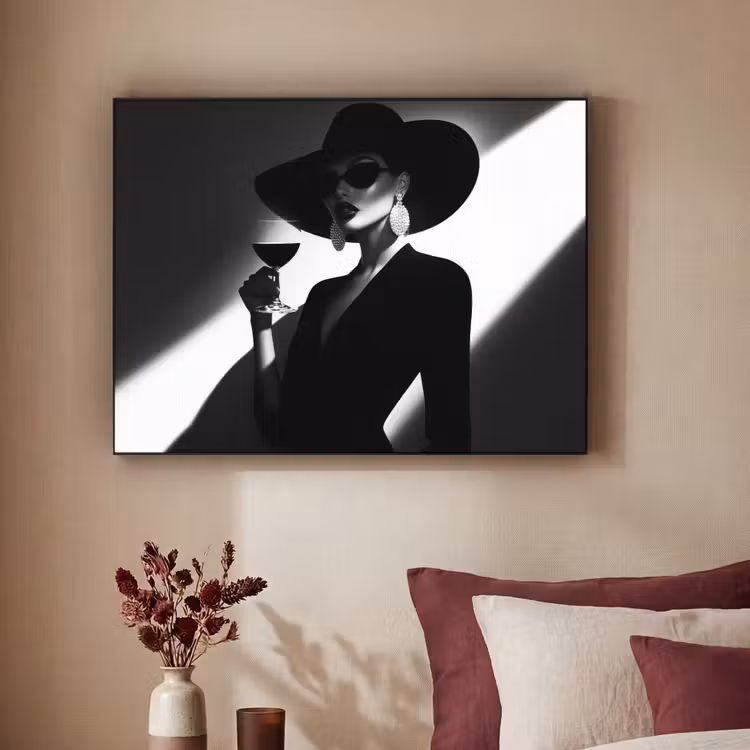 Art Frame - Vrouw - Wijn - Chic — 3