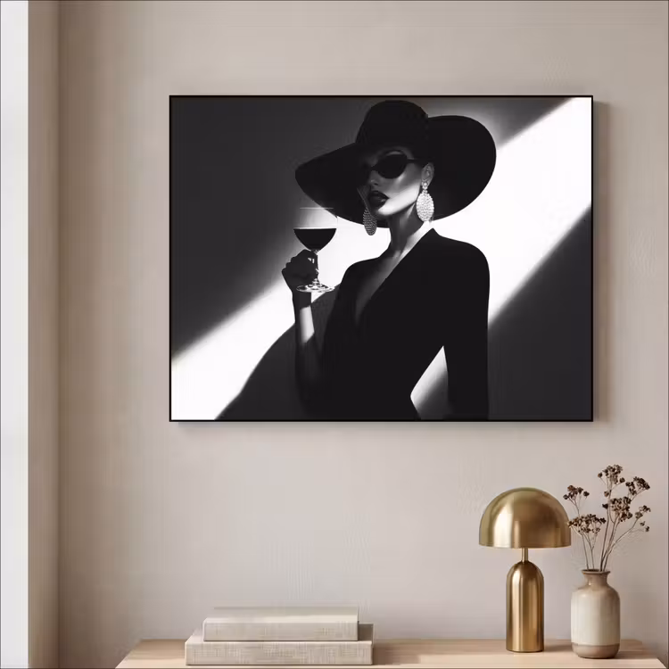 Art Frame - Vrouw - Wijn - Chic — 5
