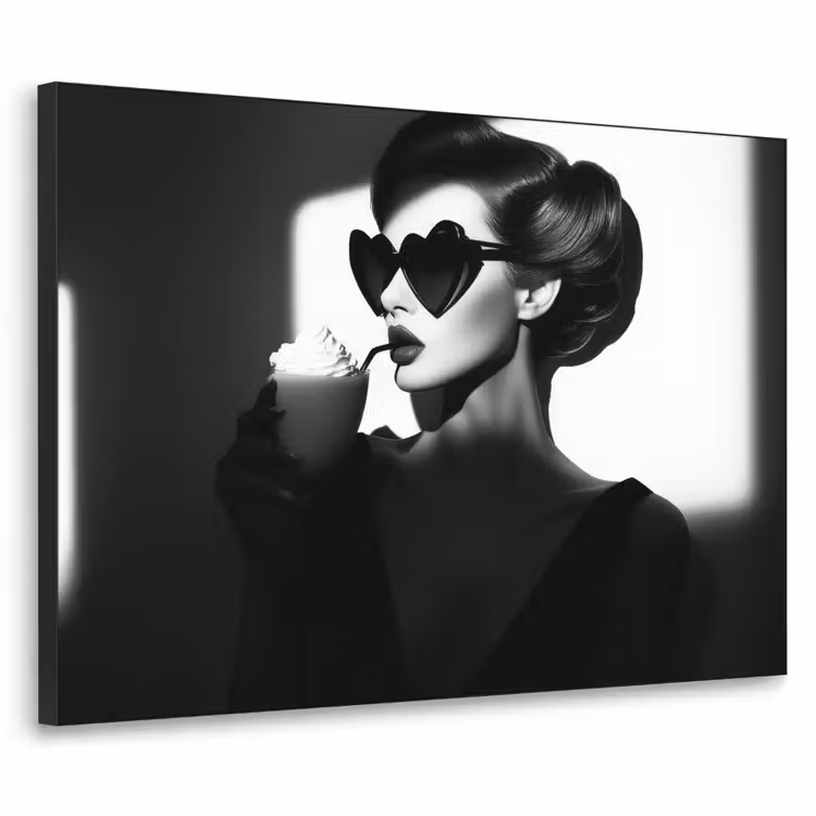 Art Frame - Vrouw - Zwart - Hart — 1