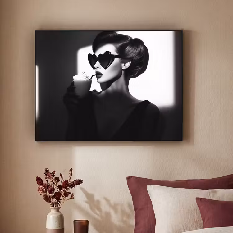 Art Frame - Vrouw - Zwart - Hart — 3
